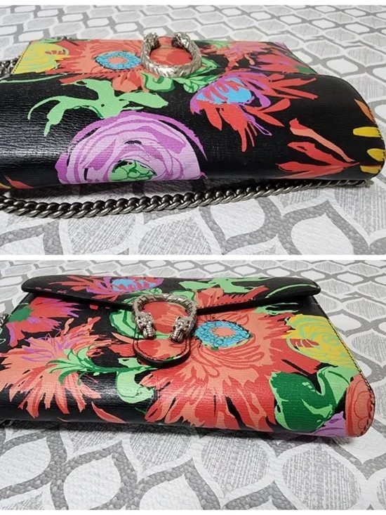 Authentic Gucci x George Kenneth Scott Dionysus Dionysus Wallet On Chain Multico - Picture 10 of 13